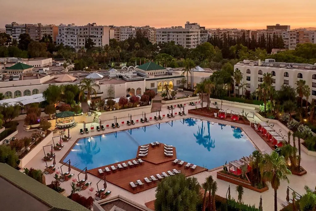 Piscina do Fes Marriott Hotel Jnan Palace