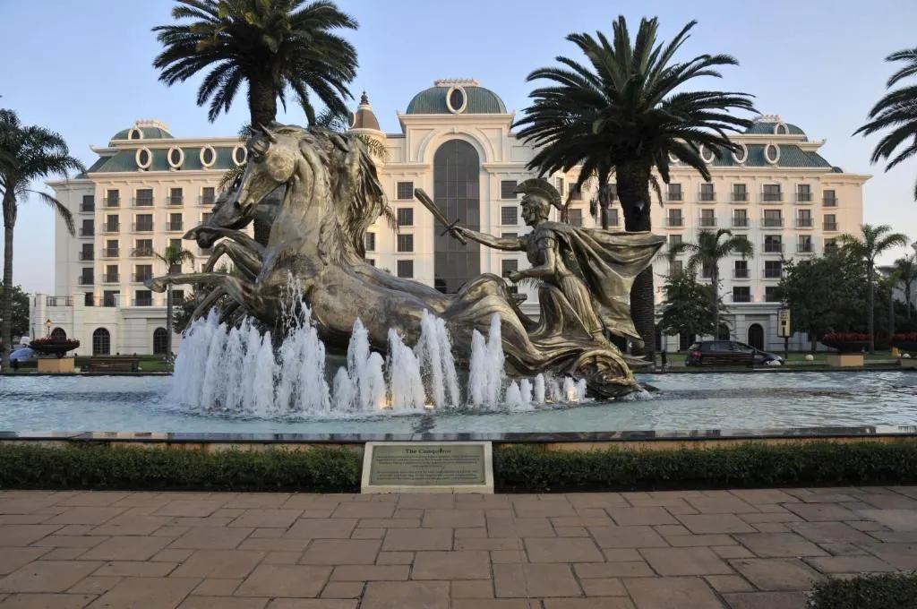 Fachada do Peermont D'Oreale Grande Hotel em Johannesburg